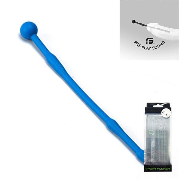 Sport Fucker - Piss Play Sound - Holle Dilator - 18 cm - Blauw-Laced-up.nl