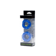 Sport Fucker - Revolution Cockring & Ballstretcher Set - Blauw-Erotiekvoordeel.nl