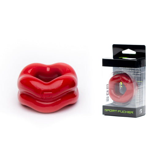Sport Fucker - Revolution Ring - Rekbare Ball Stretcher - Rood-Erotiekvoordeel.nl
