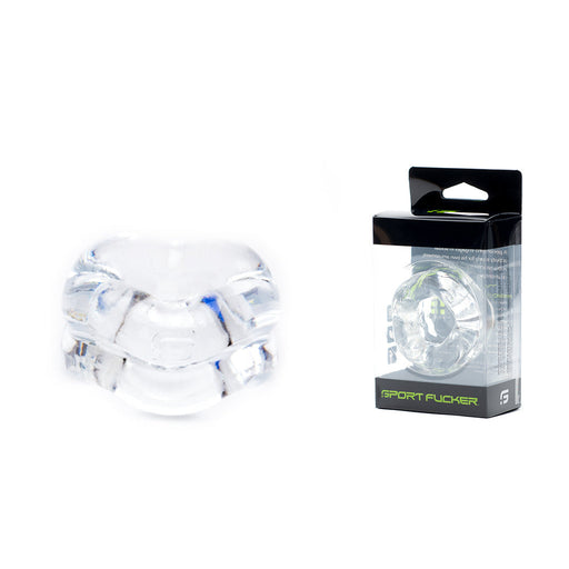 Sport Fucker - Revolution Ring - Rekbare Ball Stretcher - Transparant-Erotiekvoordeel.nl