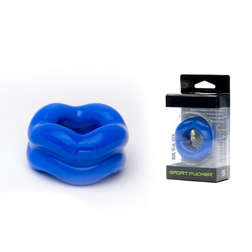 Sport Fucker - Revolution Ring - Rekbare Ball Stretcher - Blauw-Laced-up.nl