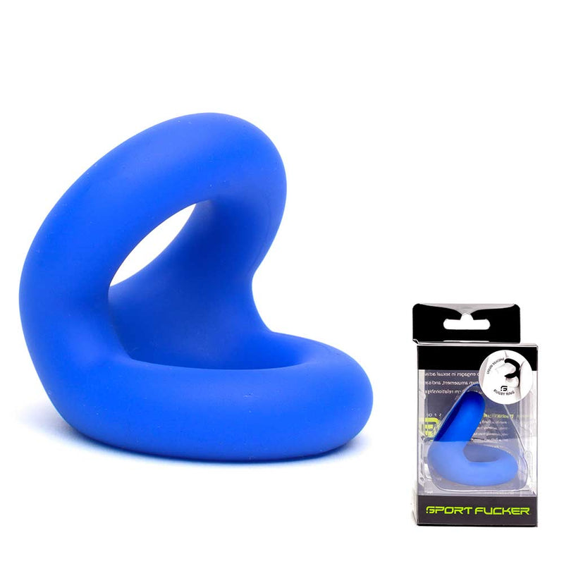 Sport Fucker - Rugby Ring - Anneau pénien extensible - Bleu - Laced-up.nl