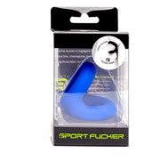 Sport Fucker - Anneau de rugby - Anneau pénien extensible - Bleu - Laced-up.nl