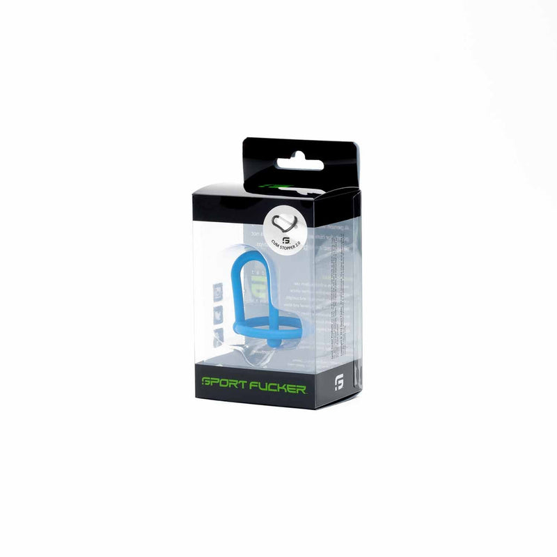 Sport Fucker - Siliconen Sperm Stopper 2.0 - Blauw-Erotiekvoordeel.nl