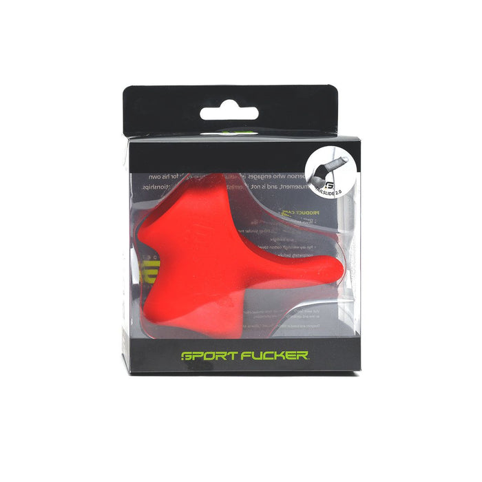 Sport Fucker - Tailslide 2.0 - Cocksling - Met Perineum Stimulator - Rood-Laced-up.nl