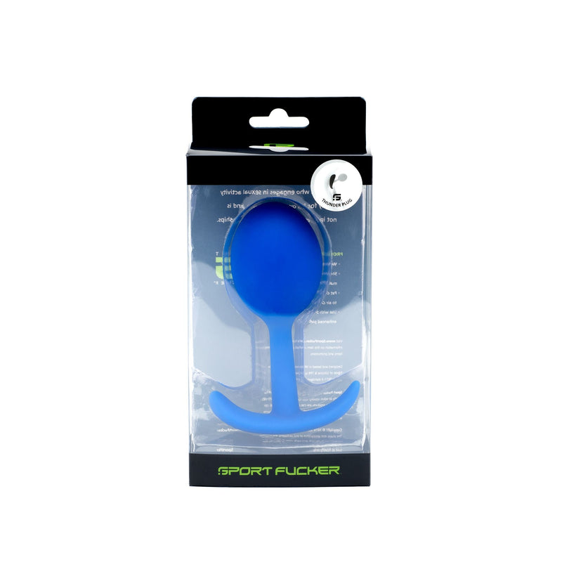 Sport Fucker - Thunder Plug - Medium - Blauw-Erotiekvoordeel.nl