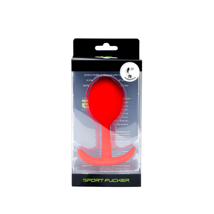 Sport Fucker - Thunder Plug - Medium - Rood-Erotiekvoordeel.nl