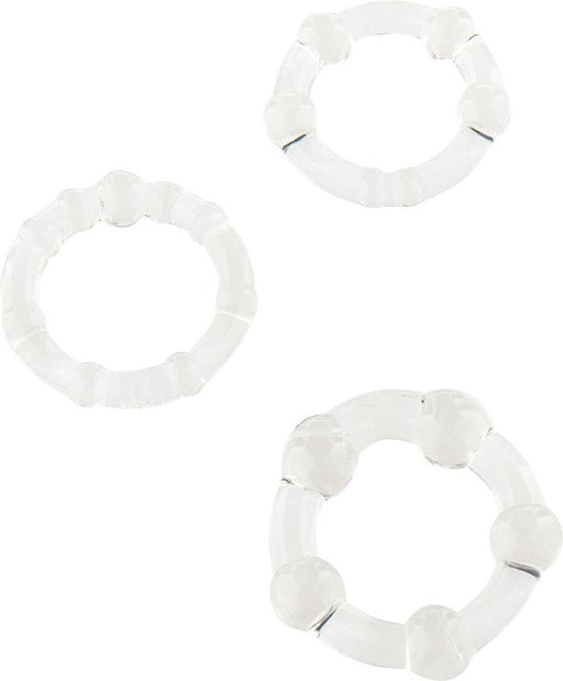 Stay Hard - Cockringen Set Jelly - Rekbaar - 3 stuks-Laced-up.nl