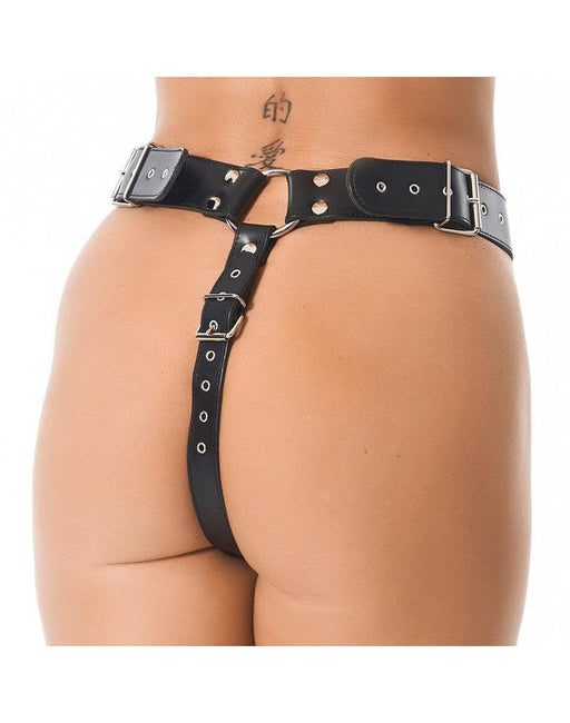 Rimba - Robustes und luxuriöses Strap-on-Harness - Sattelleder - Laced-up.nl