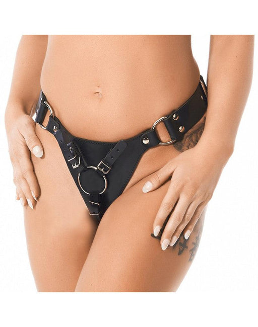 Rimba - Stevig En Luxe strap-on Harnas Van tuigleer-Laced-up.nl