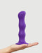 Strap-On-Me - Anaal Dildo/Buttplug Geisha Balls Met Losse Roterende Balletjes - Paars-Laced-up.nl