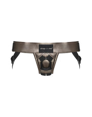 Strap-On-Me - Curious - Strapon Harnas - PVC Leatherette - Bronskleurig-Erotiekvoordeel.nl