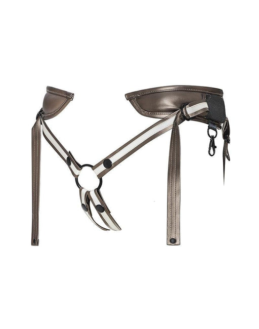 Strap-On-Me - Desirous - Strapon Harnas - PVC Leatherette - Bronskleurig-Erotiekvoordeel.nl