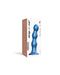 Strap-On-Me - Dildo Plug Balls - Metallic Blauw-Laced-up.nl