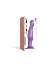 Strap-On-Me - Dildo Plug Curvy - Metallic Paars-Laced-up.nl