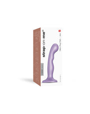 Strap-On-Me - Dildo Plug Curvy - Metallic Paars-Laced-up.nl