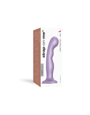 Strap-On-Me - Dildo Plug Curvy - Metallic Paars-Laced-up.nl