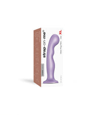 Strap-On-Me - Dildo Plug Curvy - Metallic Paars-Laced-up.nl