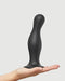 Strap-On-Me - Dildo Plug Curvy - Zwart-Laced-up.nl