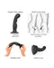 Strap-On-Me - Dildo Plug voor G-spot En P-spot - Zwart-Laced-up.nl