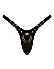 Strap-On-Me - Fabulous - Kunstleren Strapon Harnas - Passend van XS t/m XXL - Zwart Lak-Erotiekvoordeel.nl