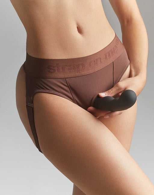 Strap-On-Me - Harness Heroine - Strap-On Harnas - Bruin-Laced-up.nl