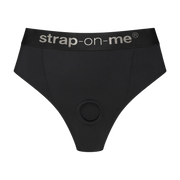 Strap-On-Me - Idole - Strap-On Harnas Slip - Zwart-Erotiekvoordeel.nl