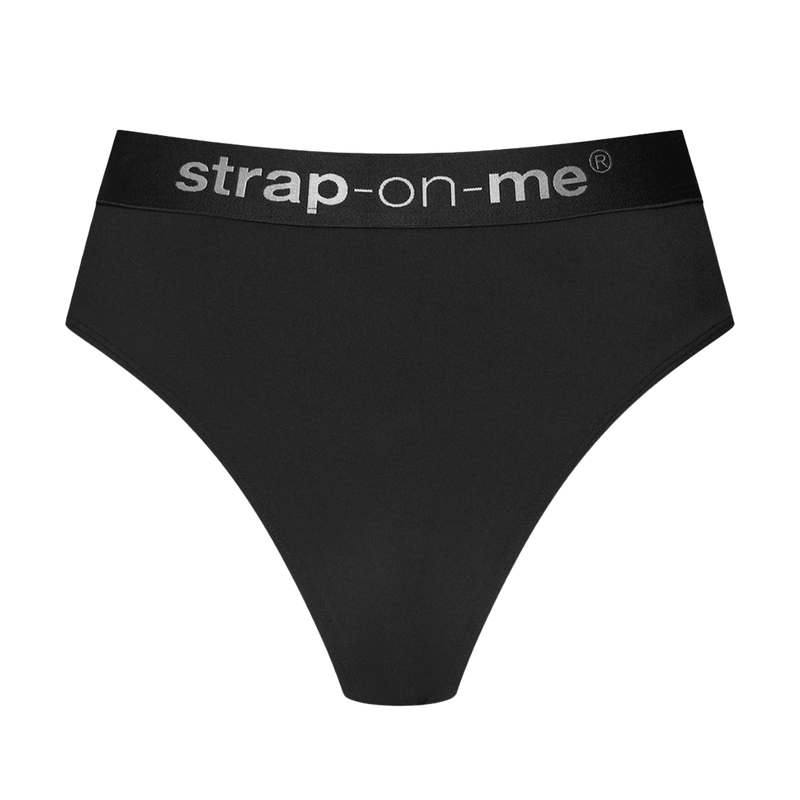 Strap-On-Me - Idole - Strap-On Harnas Slip - Zwart-Erotiekvoordeel.nl