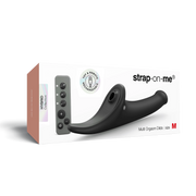 Strap-On-Me - Multi Orgasm Dildo - Strapless Strap-on met Luchtdruk Stimulatie - Zwart-Erotiekvoordeel.nl