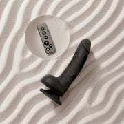 Strap-On-Me - Roterende & Vibrerende Realistische Dildo - Zwart-Erotiekvoordeel.nl