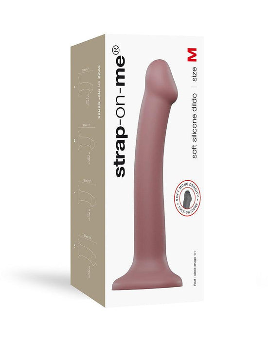 Strap-On-Me - Semi-Realistische Mono Density Dildo Met Zuignap - Antiek Roze-Erotiekvoordeel.nl