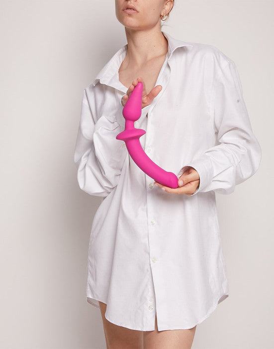 Strap-On-Me - Switch Plug - 2-in-1 Dildo & Buttplug - Roze-Laced-up.nl