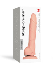Strap-On-Me - Soft Realistic Dildo Met Zuignap - Lichte Huidskleur-Laced-up.nl