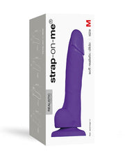 Strap-On-Me - Soft Realistic Dildo Met Zuignap - Paars-Laced-up.nl