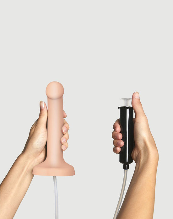 Strap-On-Me - Squirting Cum Dildo - Spuitende Dildo - Maat S - Lichte Huidskleur-Laced-up.nl