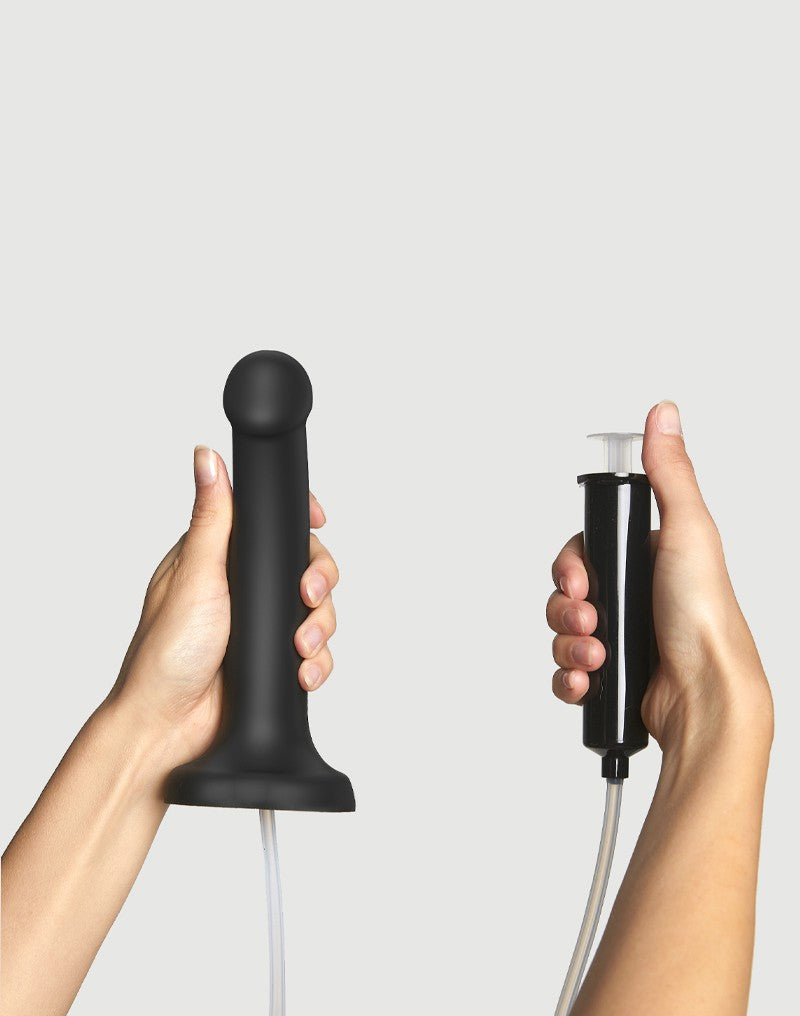 Strap-On-Me - Squirting Cum Dildo - Spuitende Dildo - Maat S - Zwart-Laced-up.nl