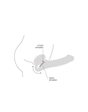 Strap-On-Me - Strapless Strap-on Dildo - Lichte Huidskleur-Erotiekvoordeel.nl