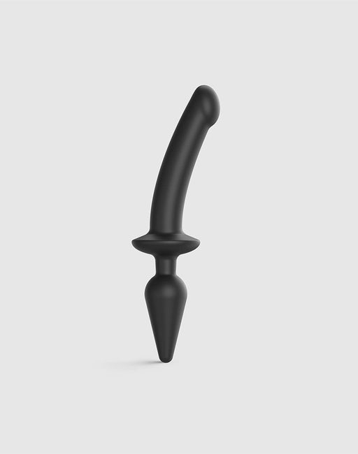 Strap-On-Me - Switch Plug - 2-in-1 Dildo & Buttplug - Zwart-Erotiekvoordeel.nl
