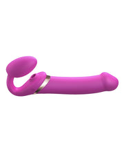 Strap-On-Me - Vibrerende Strapless Strap-on met Luchtdruk Stimulatie - Roze-Erotiekvoordeel.nl