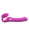 Strap-On-Me - Vibrerende Strapless Strap-on met Luchtdruk Stimulatie - Roze-Erotiekvoordeel.nl