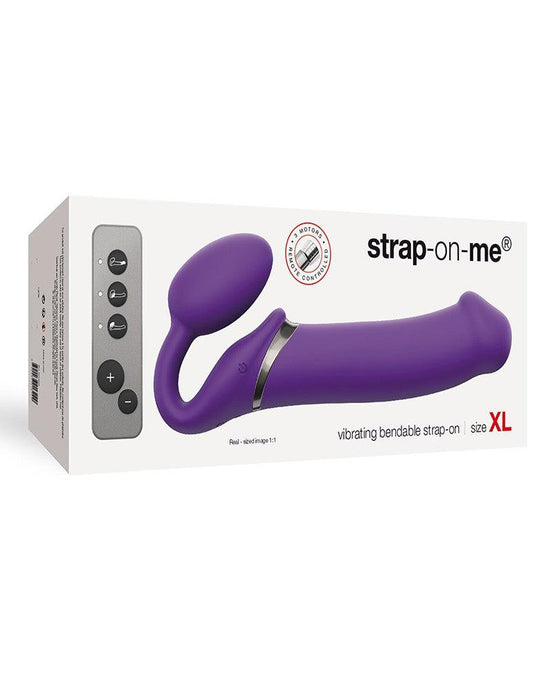 Strap-On-Me - Vibrerende Strapless Strapon - 3 Motoren - Paars-Erotiekvoordeel.nl