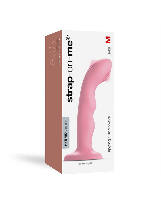 Strap-On-Me - Wave - Tapping Dildo - Met Tapping Functie - Roze-Laced-up.nl
