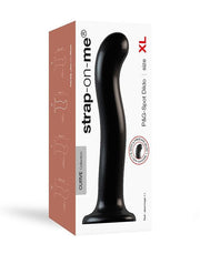 Strap-On-Me - G-spot En P-spot Dildo - Zwart-Laced-up.nl