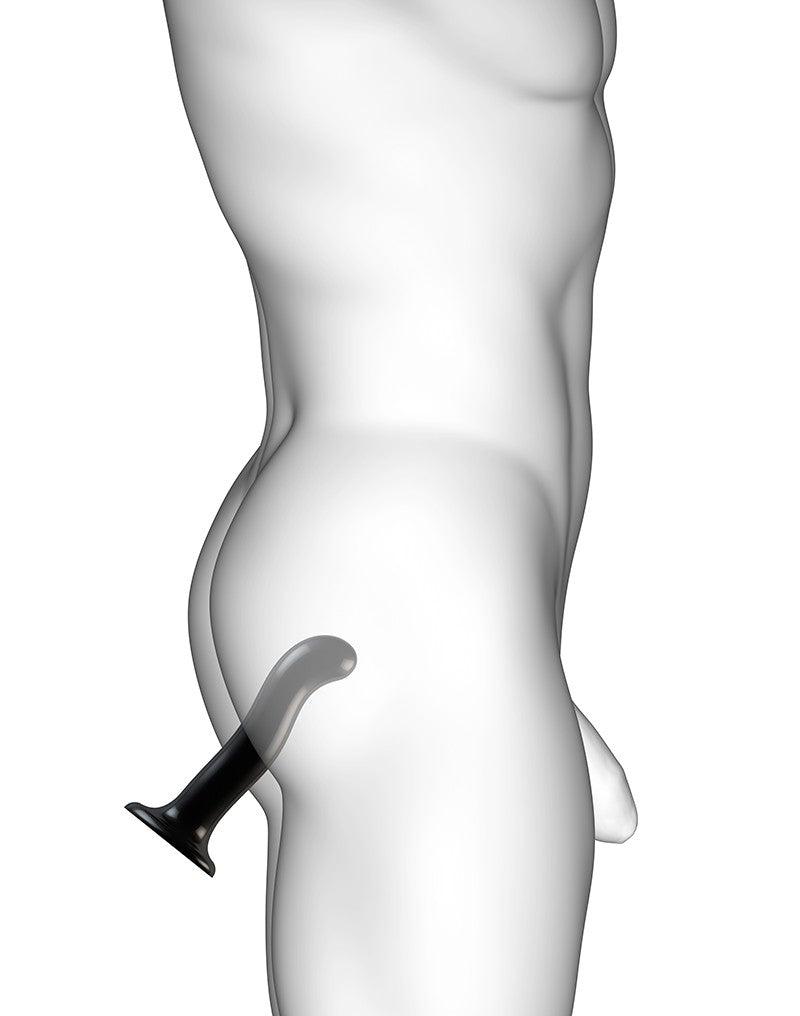 Strap-On-Me - G-spot En P-spot Dildo - Zwart-Laced-up.nl