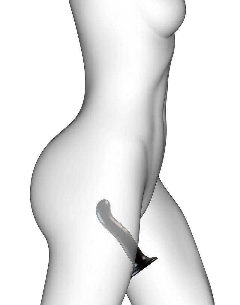 Strap-On-Me - G-spot En P-spot Dildo - Zwart-Laced-up.nl