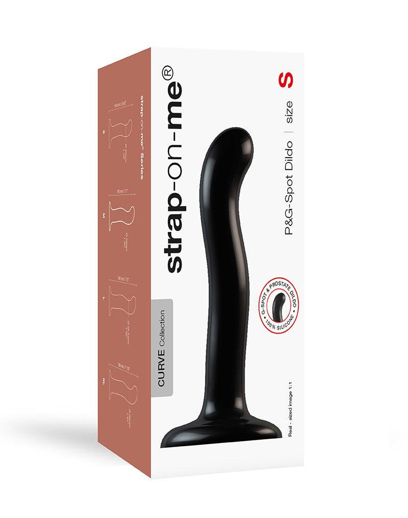 Strap-On-Me - G-spot En P-spot Dildo - Zwart-Laced-up.nl