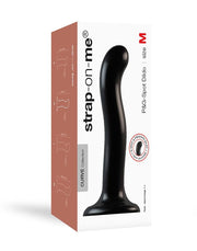 Strap-On-Me - G-spot En P-spot Dildo - Zwart-Laced-up.nl
