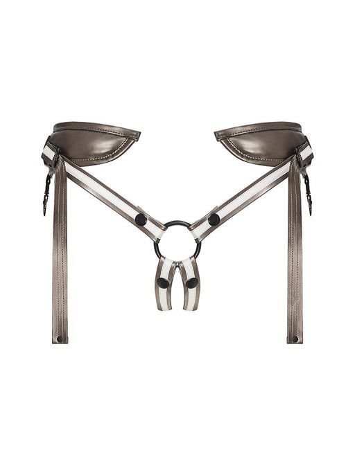 Strap-On-Me - Desirous - Strapon Harnas - PVC Leatherette - Bronskleurig-Erotiekvoordeel.nl
