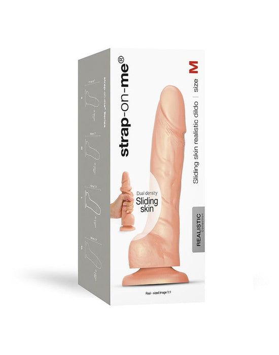 Strap-On-Me - Sliding Skin Realistische Dildo - Lichte Huidskleur-Laced-up.nl