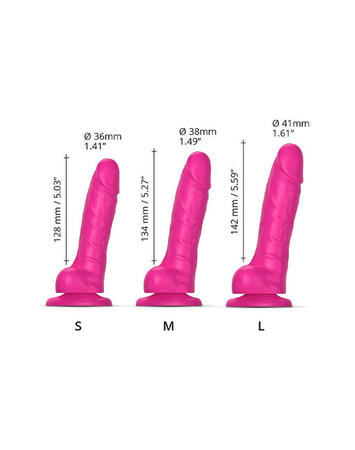 Strap-On-Me - Sliding Skin Realistische Dildo - Roze-Laced-up.nl